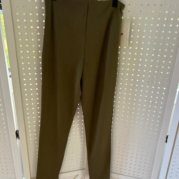 Fabletics Ponte Skinny Zip-Split High Rise Pants - Picture 3 of 7